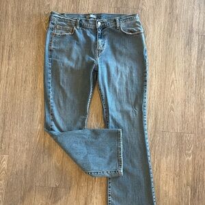 Levi’s 515 Bootcut Jeans Womens 14S Short Blue Stretch Denim Classic Mid Rise